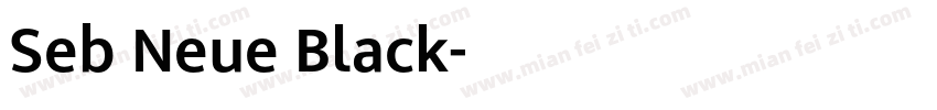 Seb Neue Black字体转换